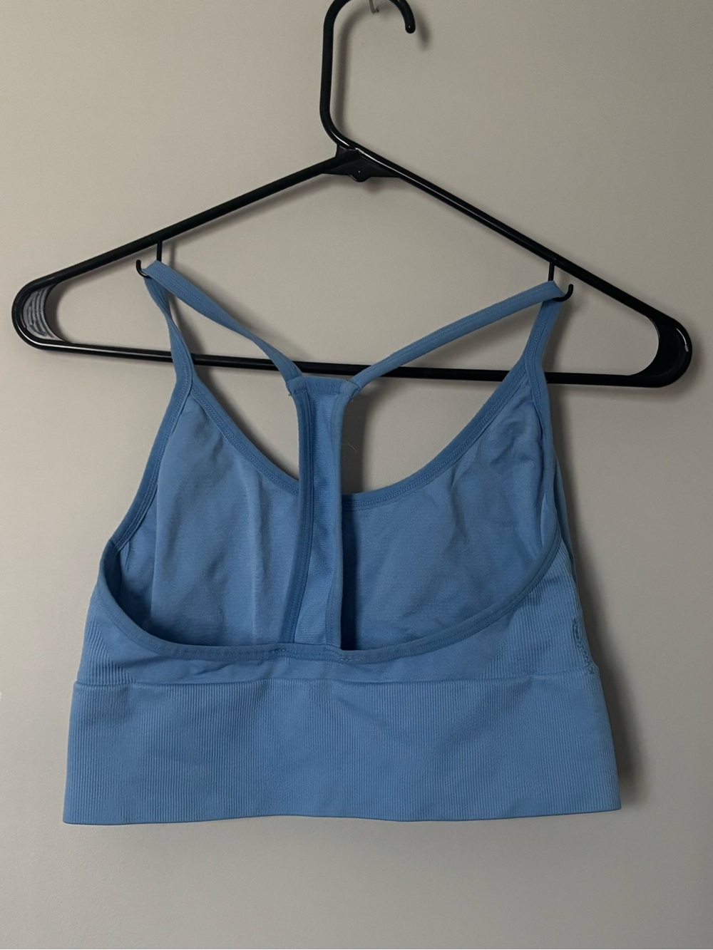 Light Blue Women's Seamless Racerback Bralette